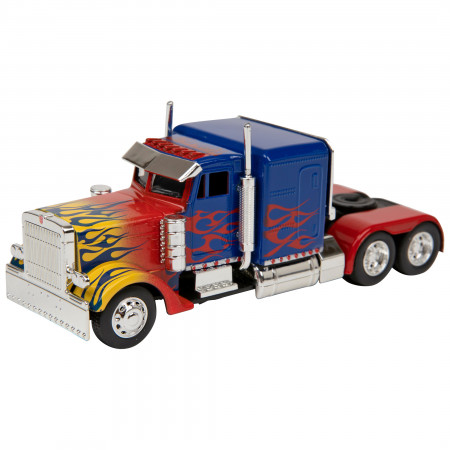 Transformers Optimus Prime Semi Truck Diecast Metal 5" Movie Car by Jada Toys